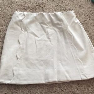 White skirt worn twice